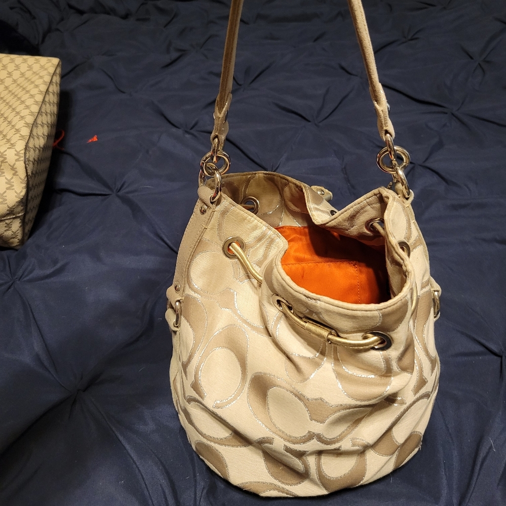 Coach bucket bag